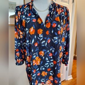 C&E floral tunic